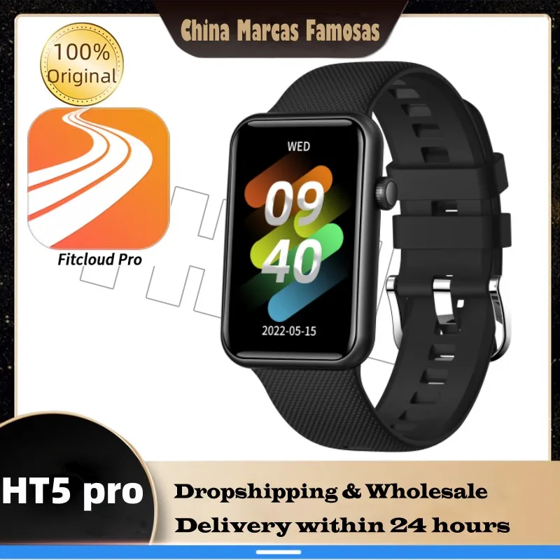 

HT5 pro men's smart watch waterproof sports fitness tracker bracelet heart rate touch screen bluetooth talk ladies smart watch
