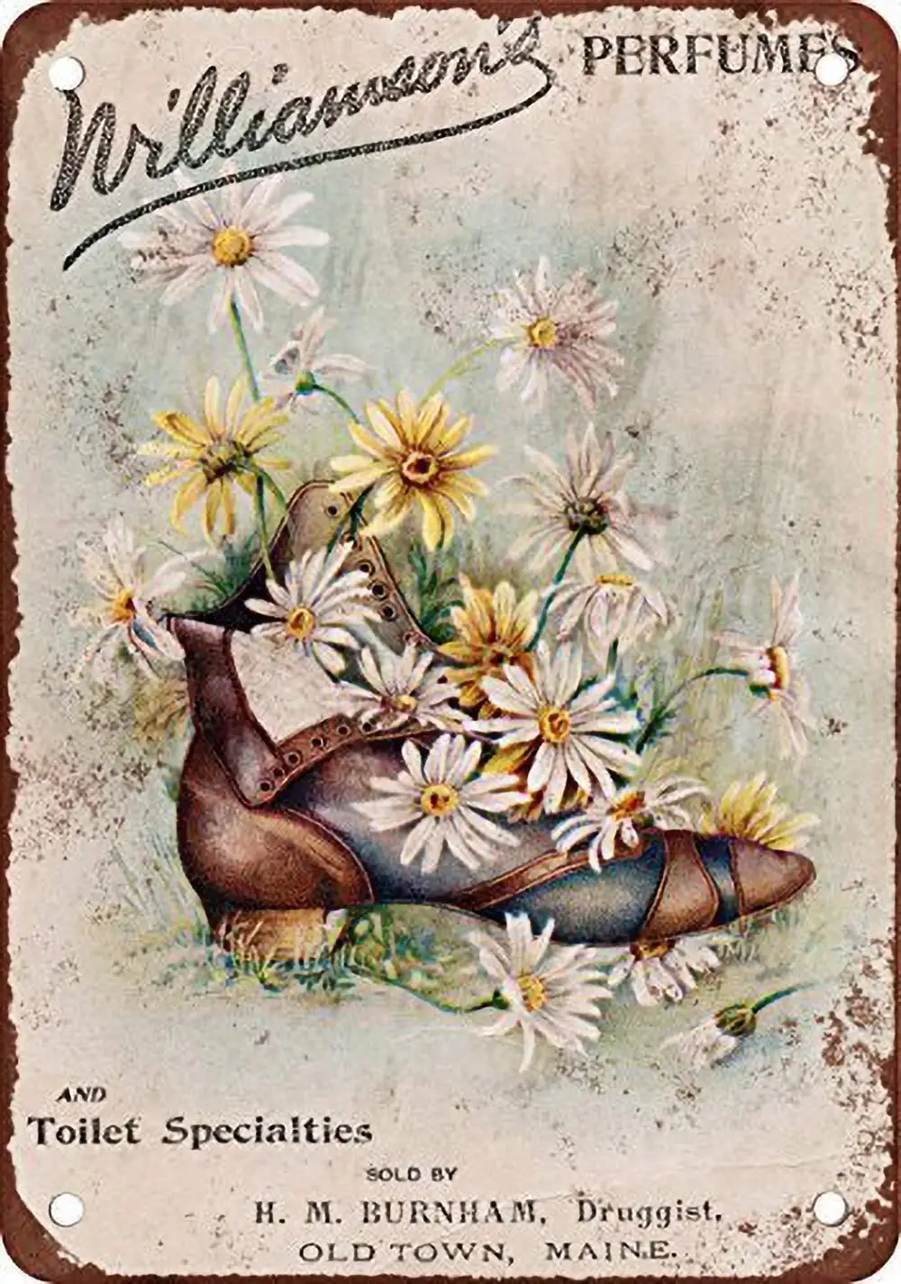 WANLN духи, металлический жестяной знак, товары для дома, гаража, бар, легкое и интересное наружное украшение 12X8 дюймов