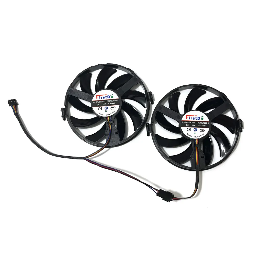 Вентилятор охлаждения видеокарты Cooelr NEW R9 380 X R7 350 370 FDC10U12S9-C для XFX Radeon R9 380 380X 370 370X RX460 560 R7 350 GPU (art.: 3920d4ce90fa2) - 3920d4ce90fa2