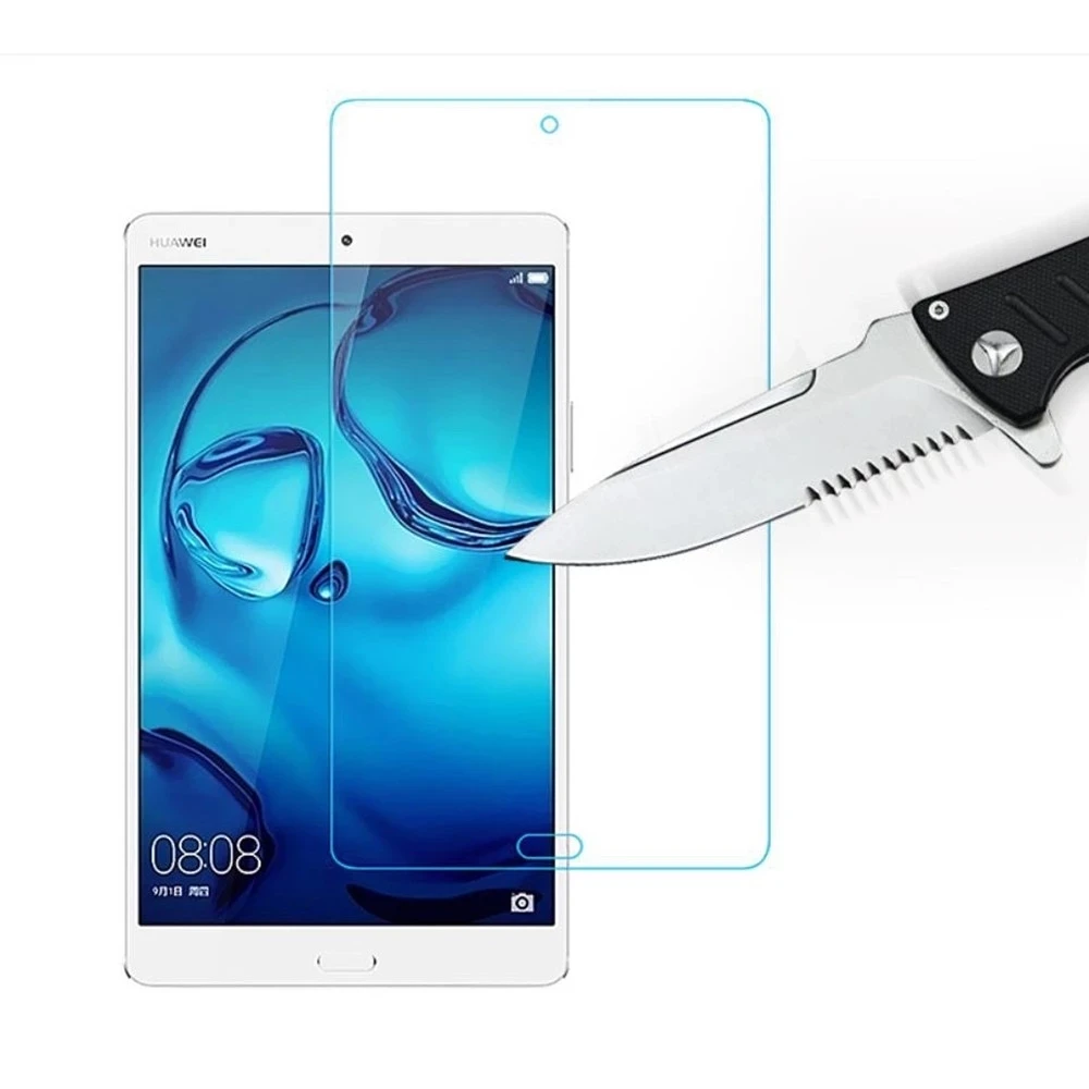 (2 упаковки) 9H закаленное стекло для Huawei MediaPad M3 8 4 2016 искусственная кожа Защита