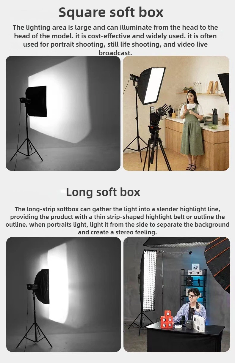 Софтбокс 50 см 65 70 90 с интерфейсом Bowens световой короб мягкий для фотосъемки