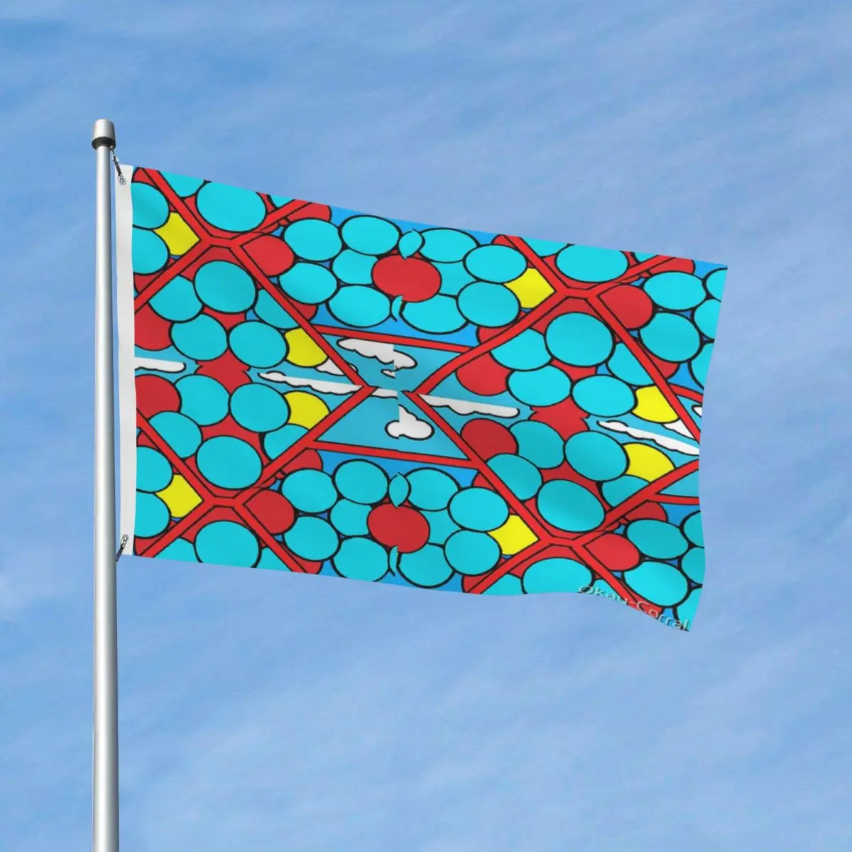 

Gumballs 2 рисунок Флаг декоративный полиэфирный материал и т. д. Устойчивый к выцветанию полиэстер легкий тонкий настраиваемый
