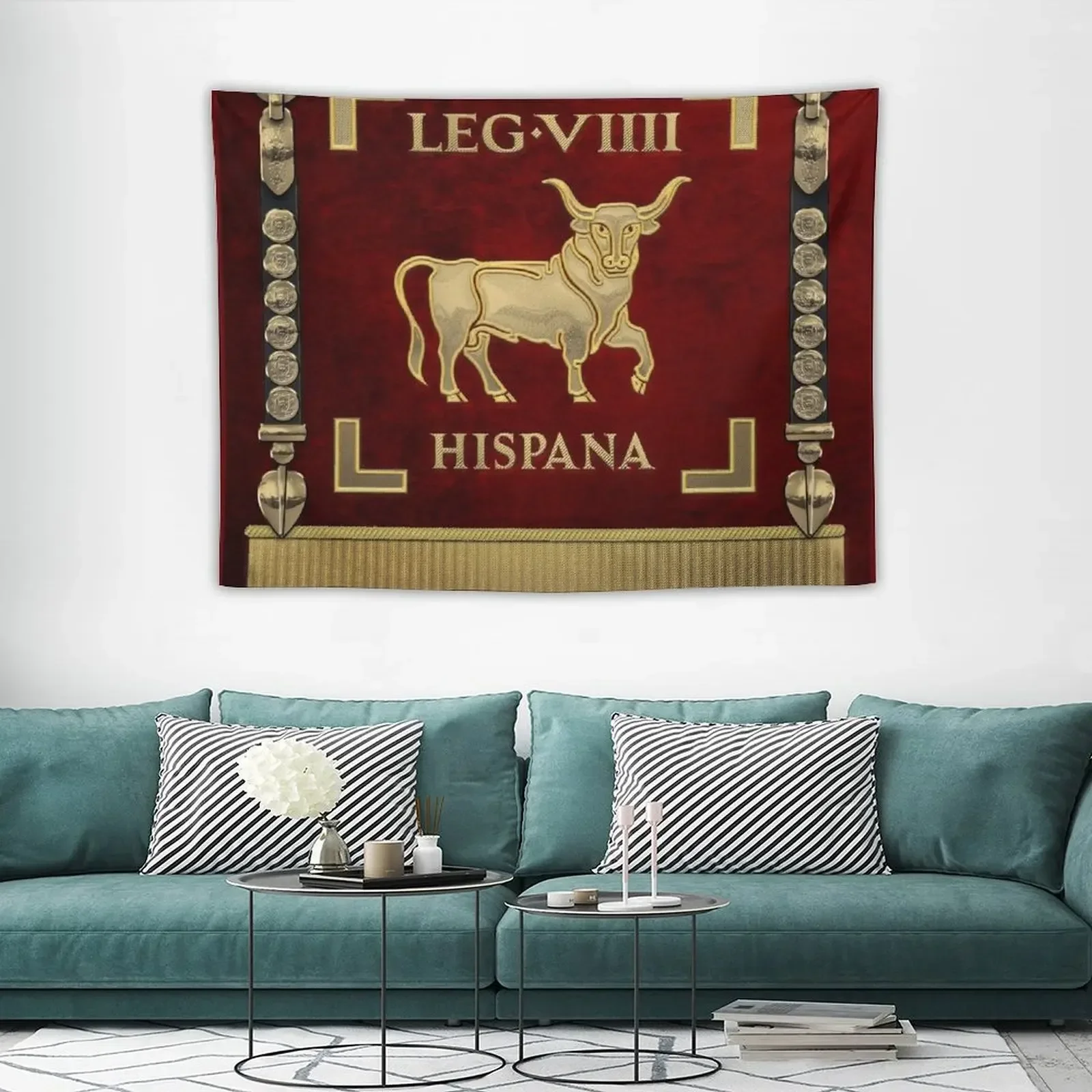 Стандарт испанского 9-го легиона - Vexillum of Legio IX Hispana Гобелен Настенный ковер