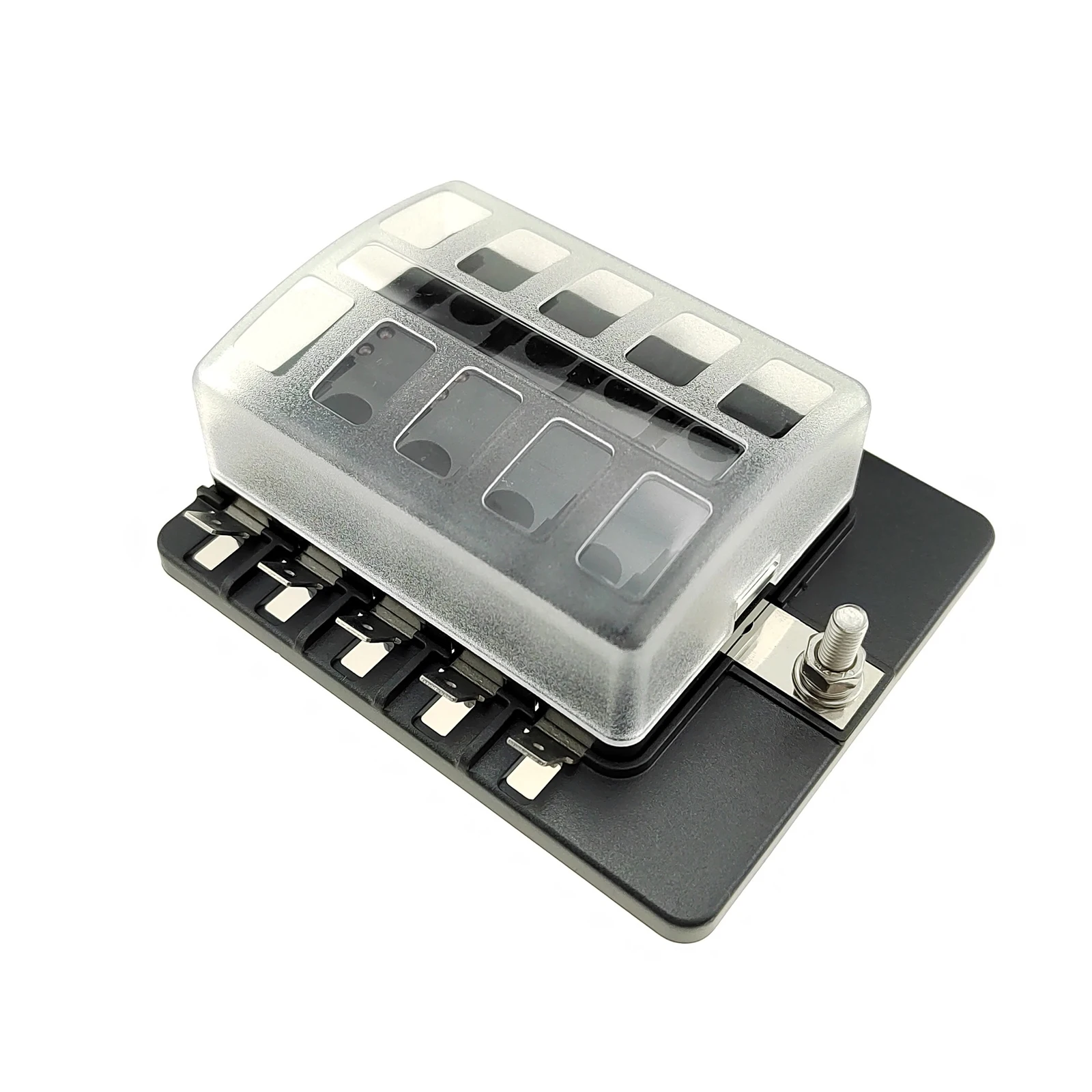 

Блок предохранителей с 8/10/12 способами, блок предохранителей для автомобиля, лодки, автоматический выключатель Didstribution 30 А для держателя предохранителей ATC ATO Blade