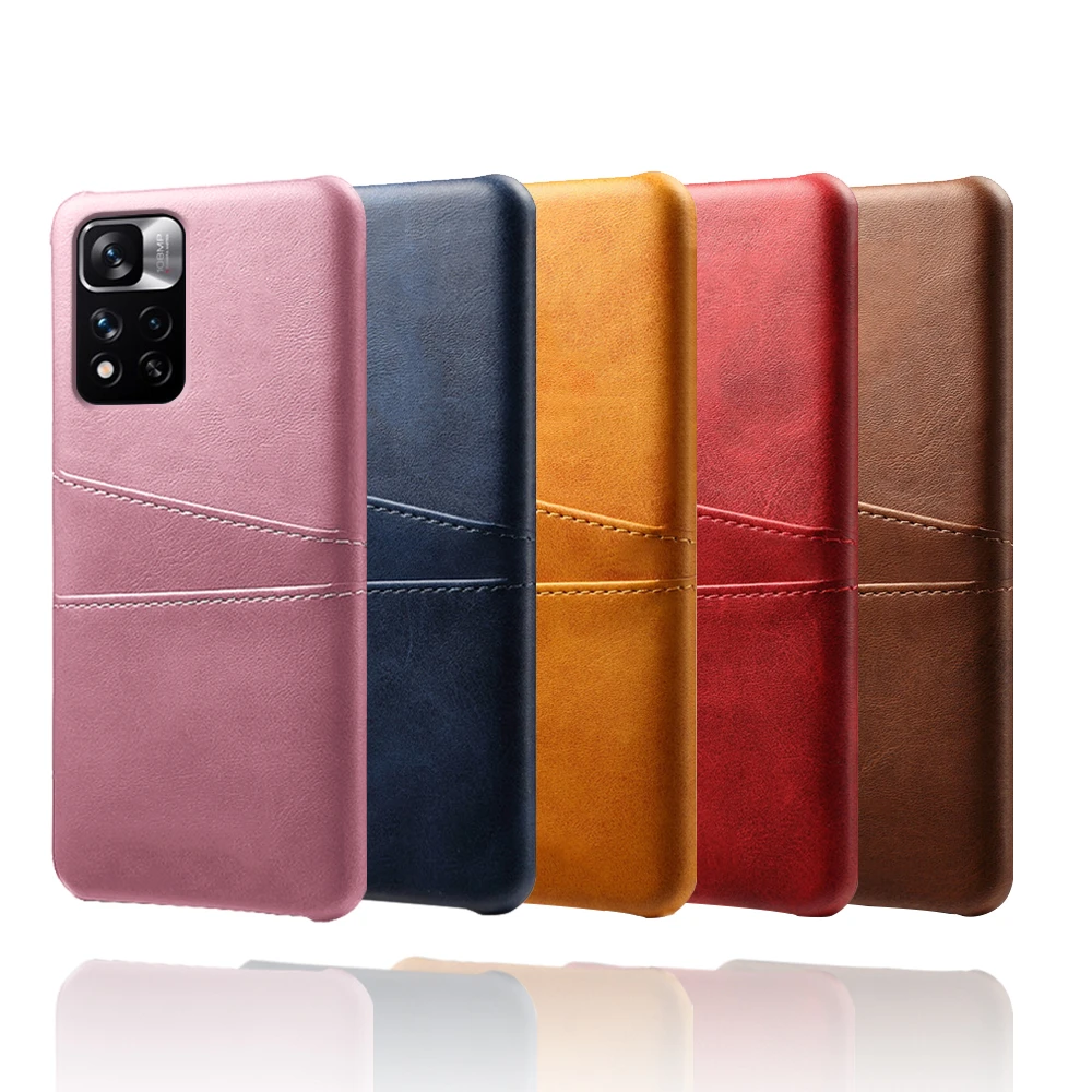 

Card Slots Cover For Xiaomi Redmi Note 11 Pro 5G Funda Slim Retro PU Leather Case For Redmi Note11 Note 10S 8 9 11 10 Pro Coque