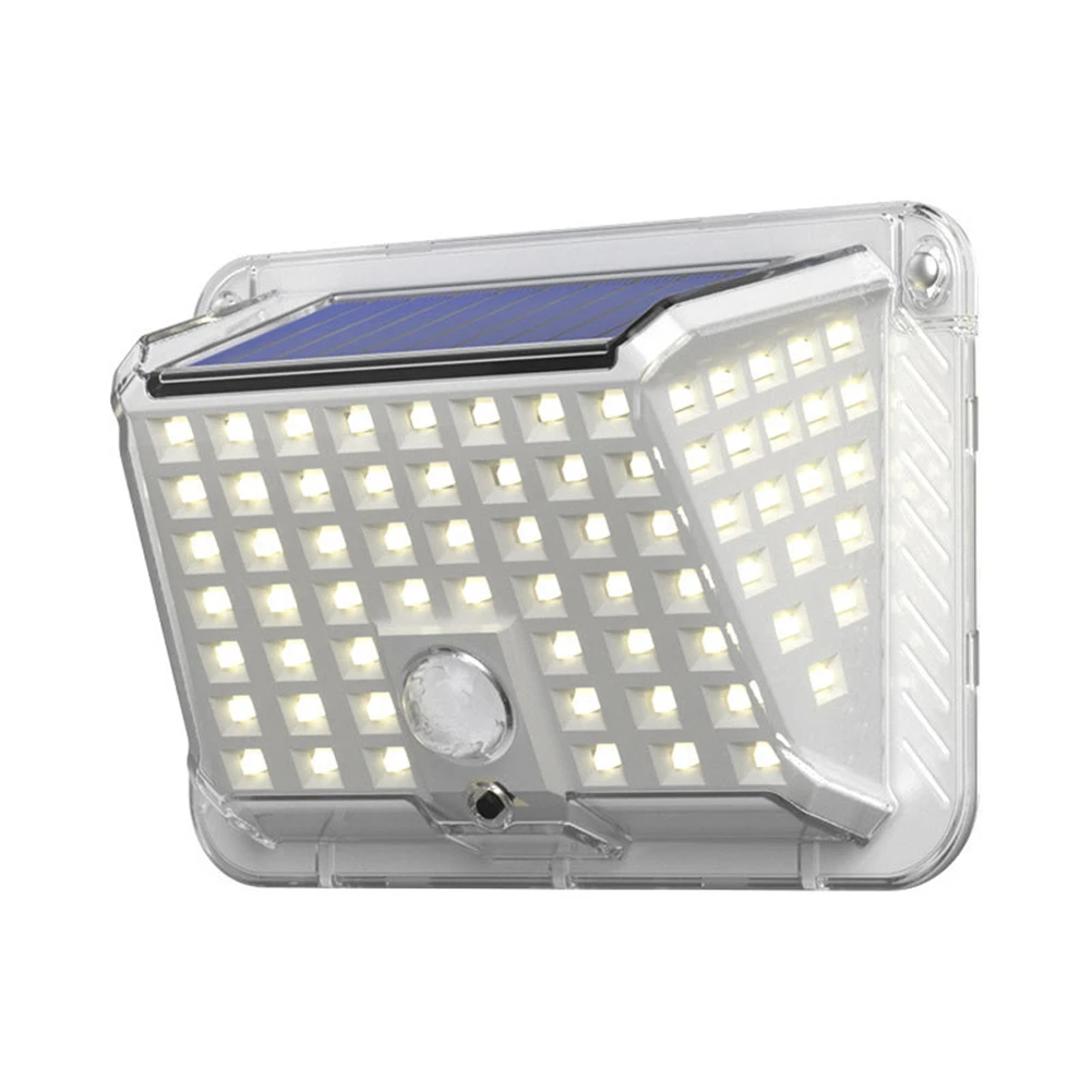 

Four-Sided 100LED Solar Light With 3 Modes Human Body Induction Light Garden Wall Light Outdoor Waterproof Street Light