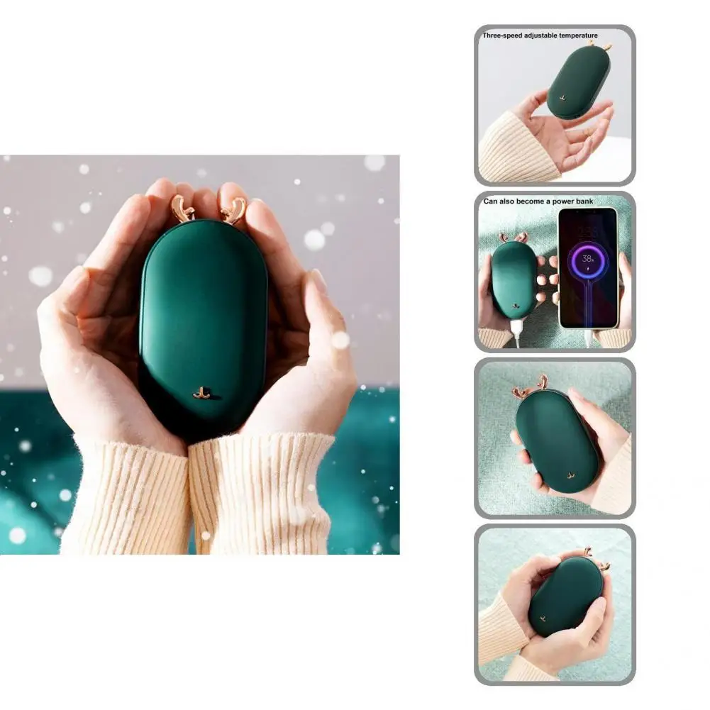 

C2 5200MAH Useful Cute Heater Battery Pocket Warmer Christmas Girl Gifts Portable Usb Hand Warmer Aluminum Alloy For Home room