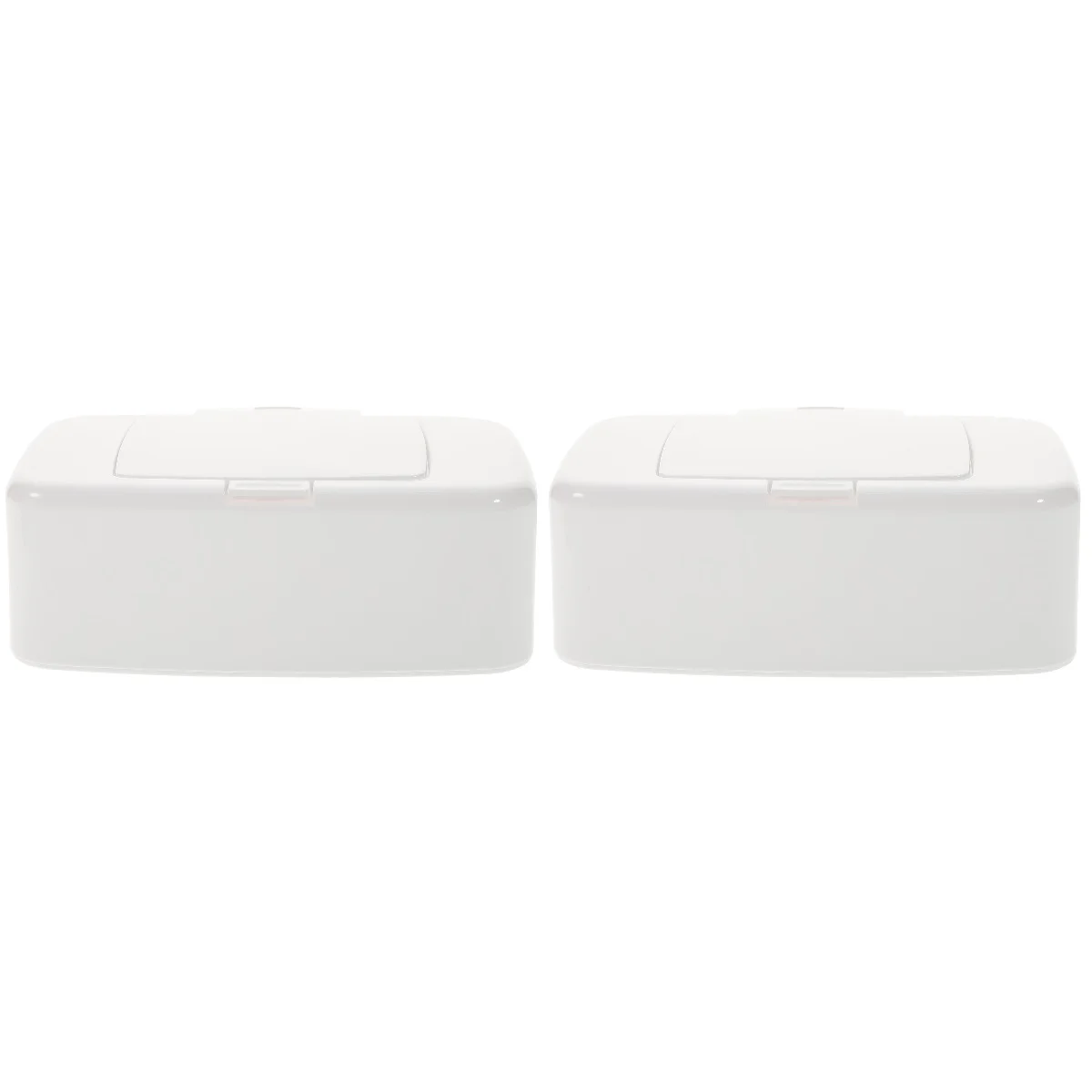 

2 Pack Storage Box Tissue Dispenser Wipes Travel Case Container Wet Holder Home Refillable Pp Infant Containers Baby diaper bin