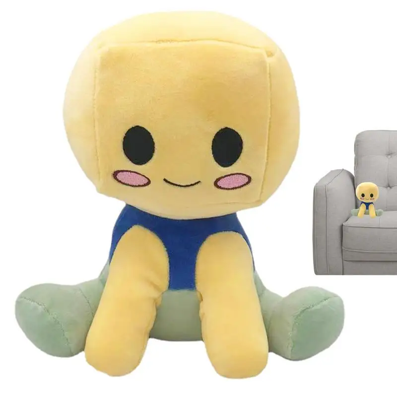 

Новая плюшевая игрушка 20 см, мультяшная девушка, черная с шапкой, желтая кукла, декоративные домашние комнаты, детские подарки, поклонники, п...