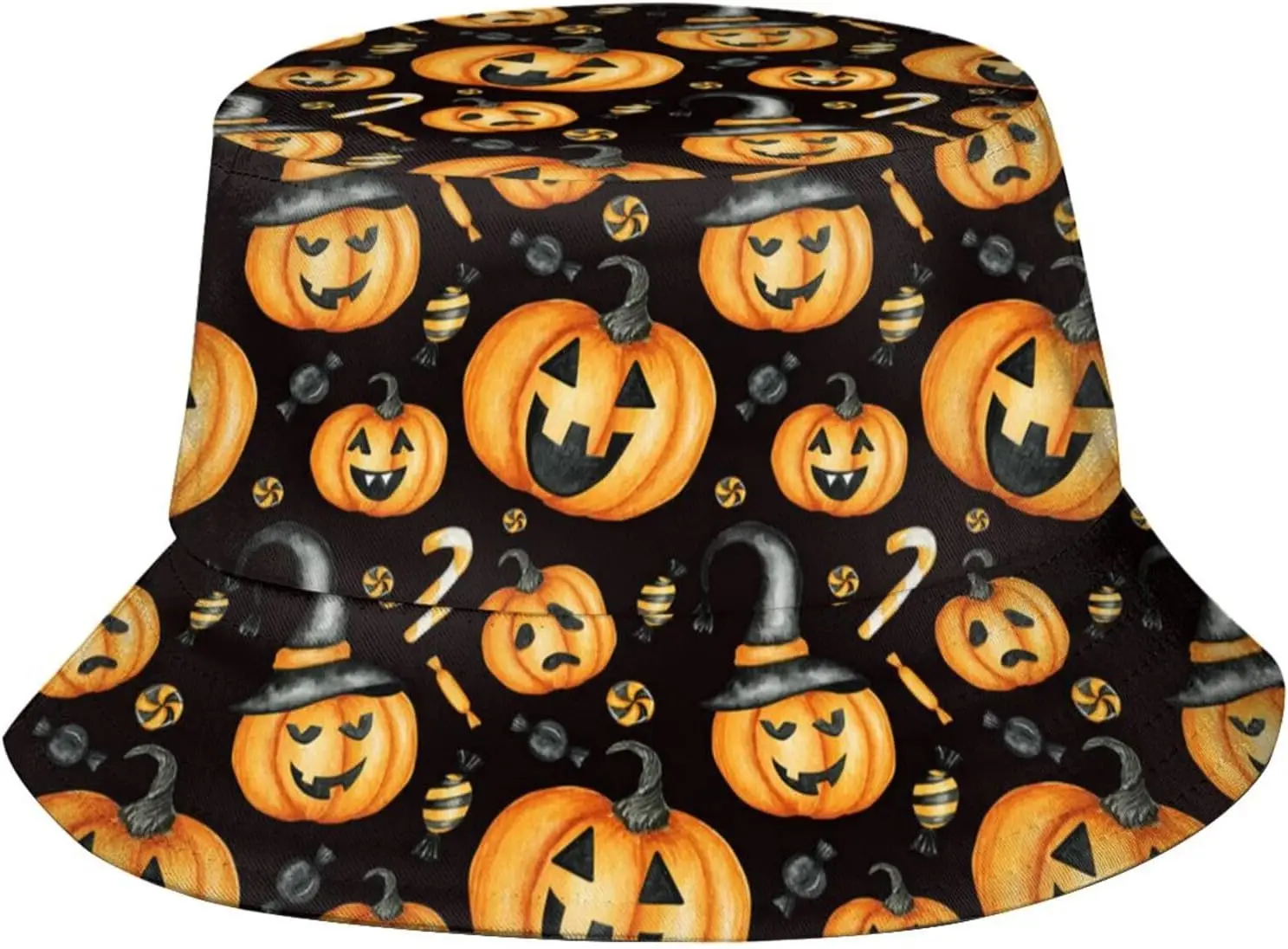 Панама в виде летучих мышей и тыквы на Хэллоуин для женщин мужчин летняя