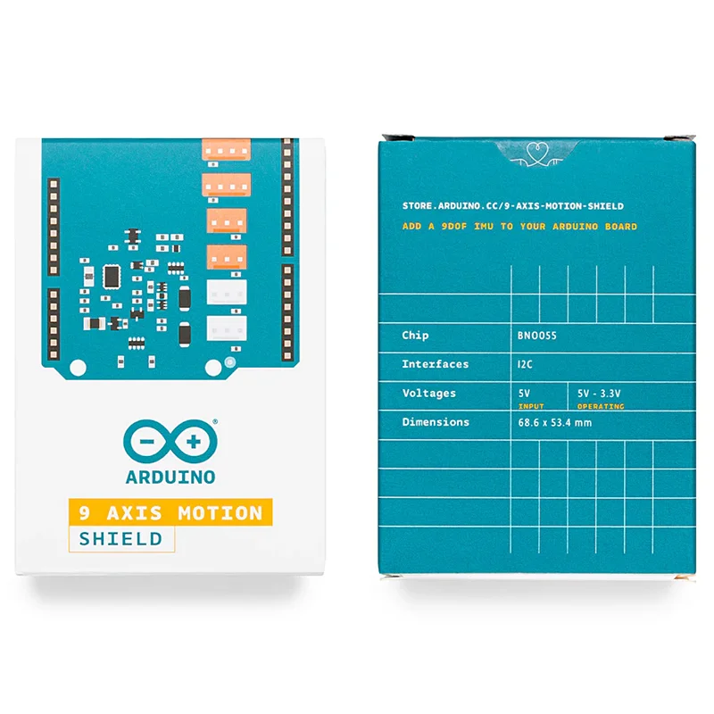 Фото Arduino 9-осевой щиток движения A000070 Bosch Sensortec GmbH BNO055, датчик, итальянская оригинальная импортная плата разработки №2