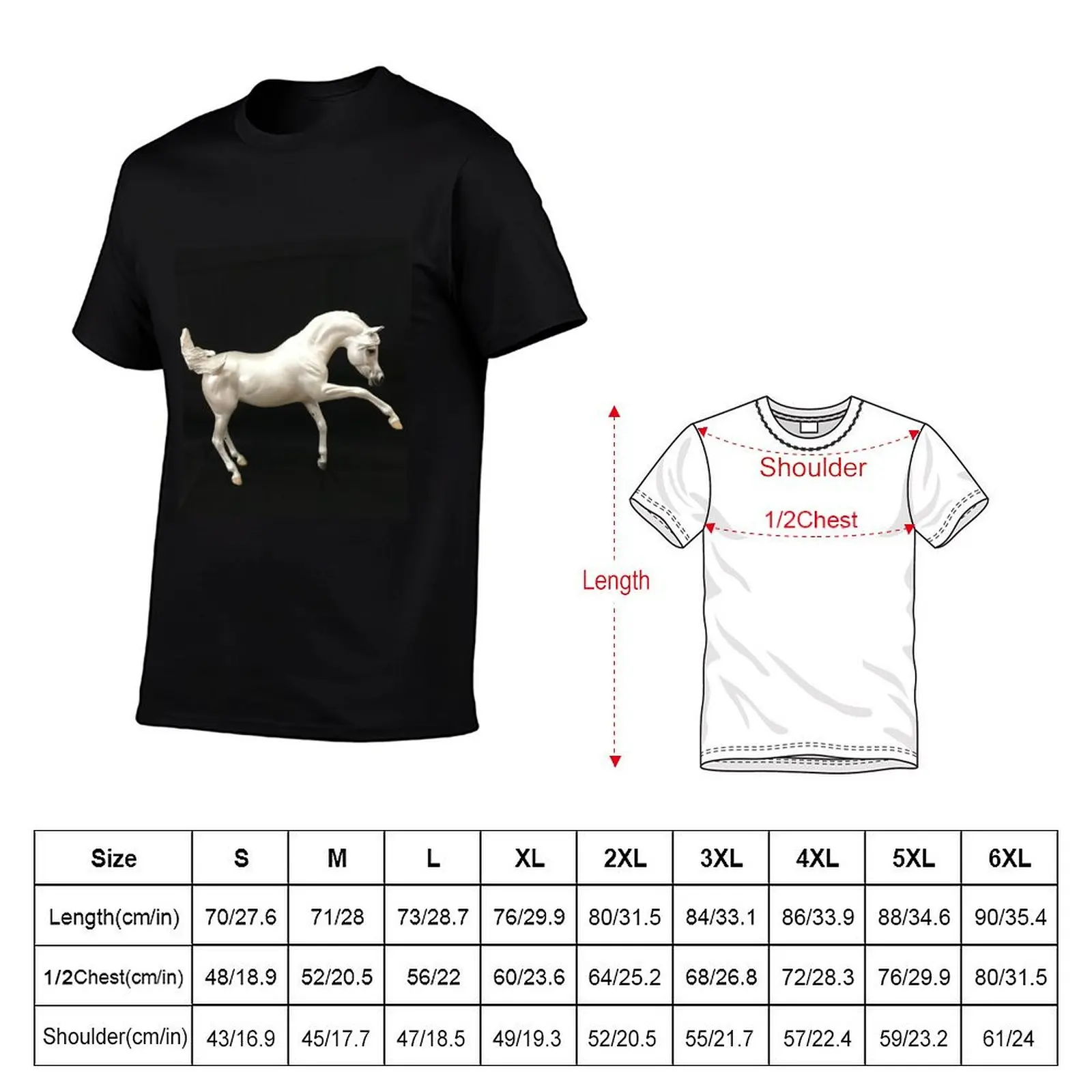 Футболка Breyer White Arabian StallionThunder: Broncos Team Mascot (традиционная модель 1:9), устойчивая к запахам, с короткими рукавами (art.: 3920dbe5cbed2) - 3920dbe5cbed2