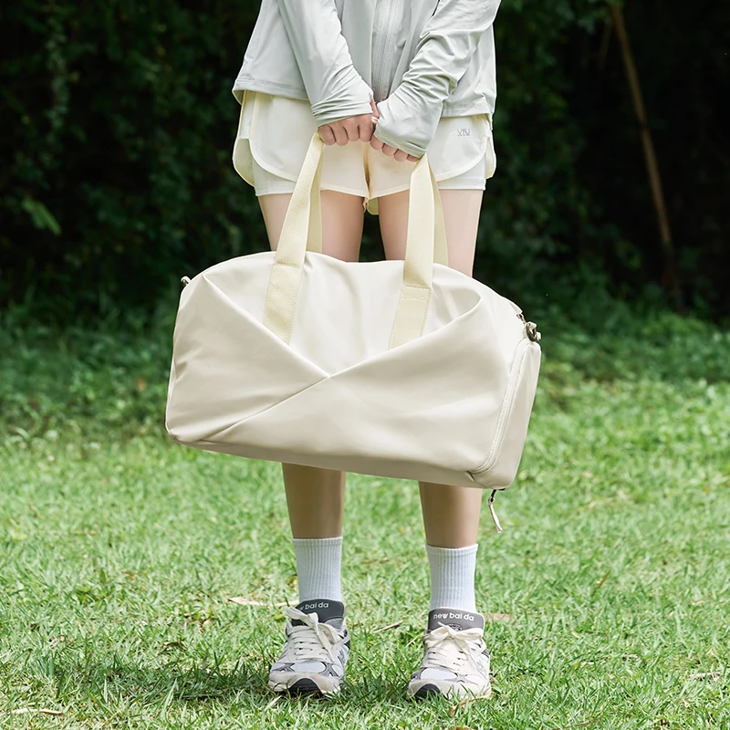 Oxford Travel Bags for Women Sports Traveling Duffel Tote Gym With Shoes Compartment Weekender Overnight Shoulder Bag Waterproof