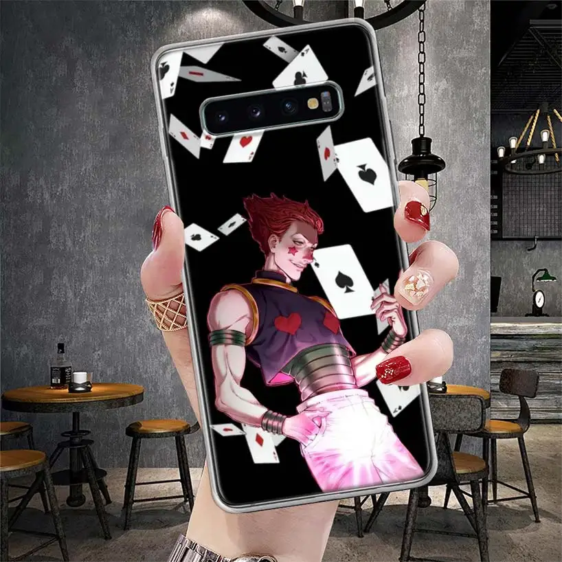 Чехол Hunter HXH Hisoka для телефона Samsung Galaxy S21 S20 FE S22 S23 S24 Ultra S10 Plus S9 + S8 S10E мягкий чехол