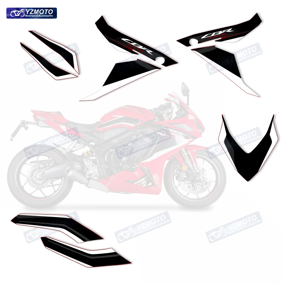 Для Honda CBR650R CBR 650 R 2023 2024, полная гоночная наклейка для мотоцикла, светоотражающие наклейки для автомобиля, аксессуары, комплект декоративных наклеек