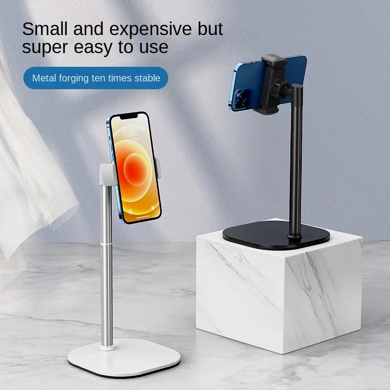 Mobile Phone Holder Desktop Telescopic Lifting Mobile Phone Support Stand Live Streaming Watch TV Lazy Cell Phone Bracket