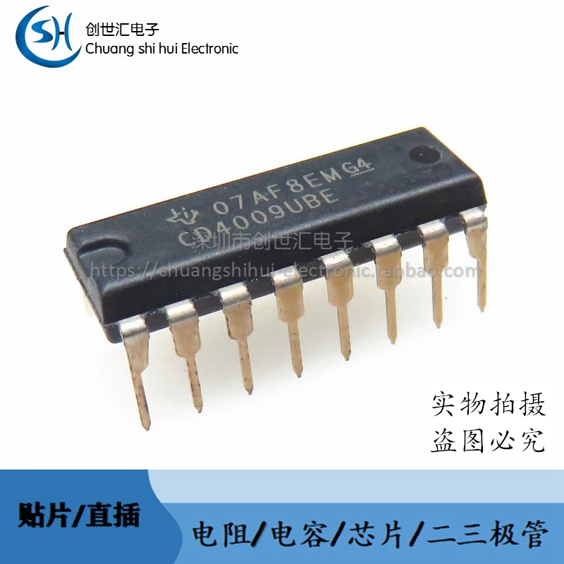 

New original CD4009UBE in-line DIP-16 inverter/buffer integrated IC CD4009