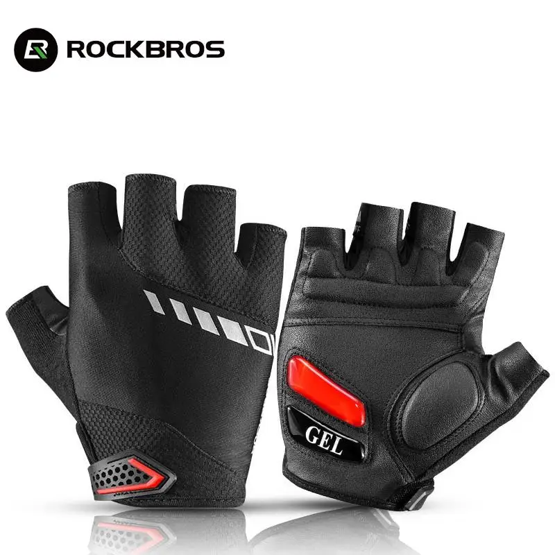 

Rockbros wholesale New thickening silica suspension spring and summer sports fitness bike riding gloves S143