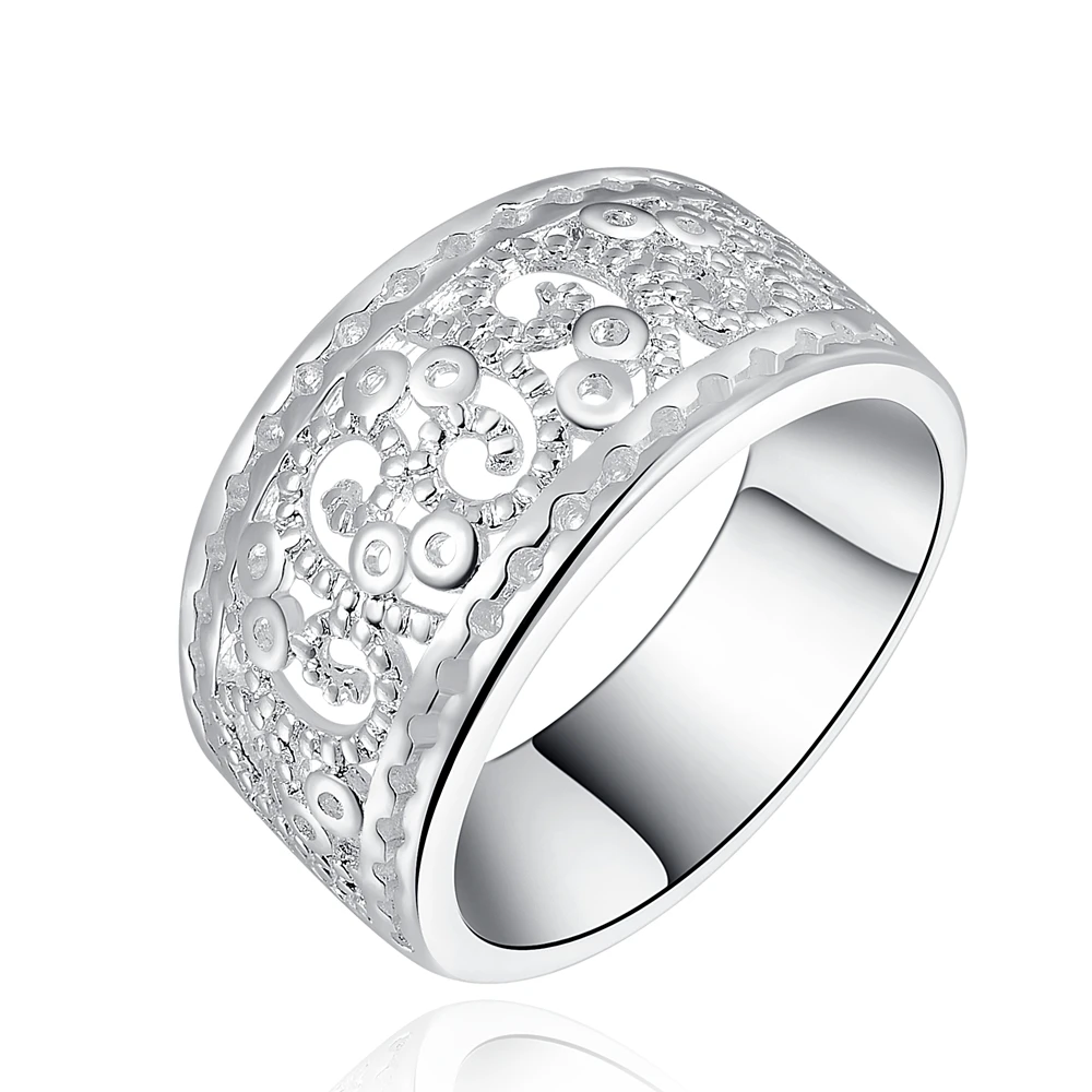 

HOT Sale 925 Sterling Silver Charms Ring for Women Lady Wedding Party Gift Wholesale Price Luxury