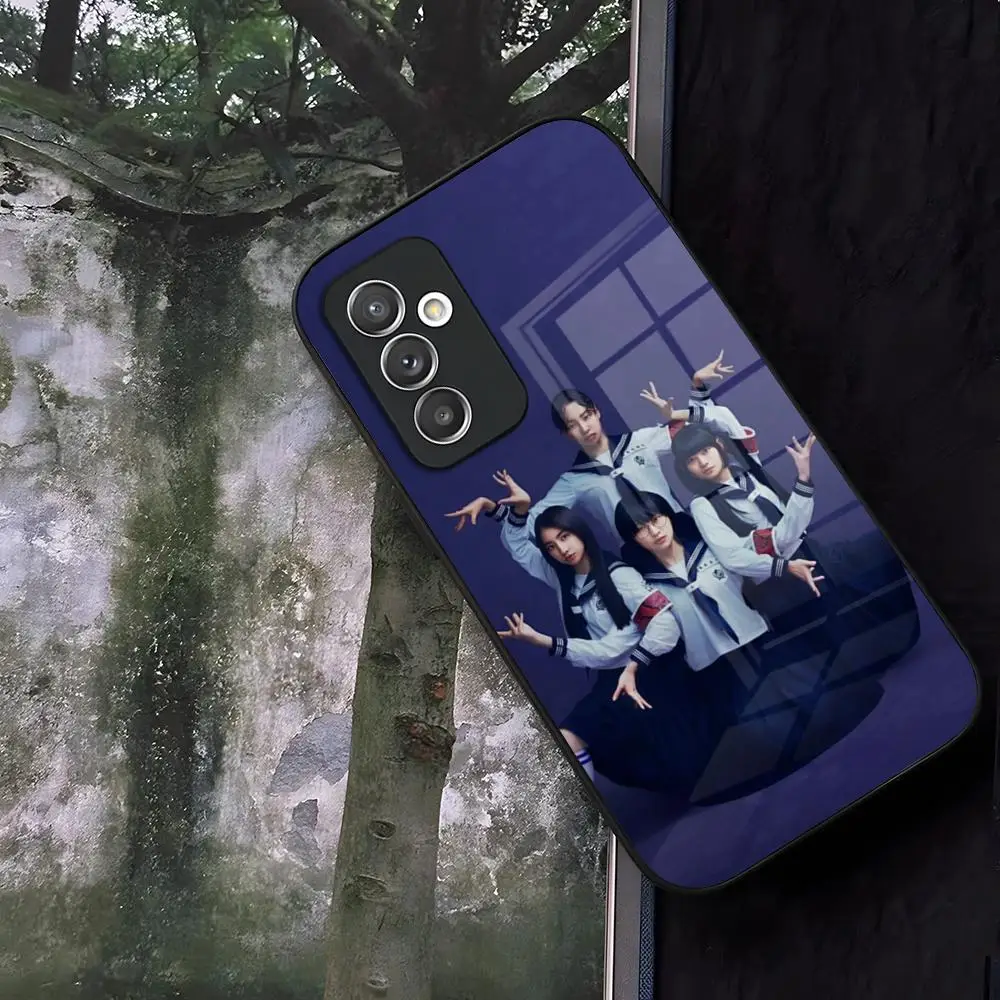 Atarashii Gakko Phone Case Glass for Samsung Galaxy S24 S25 S22 S20 S23 S21 Ultra Fe Plus A16 A34 A54 A24 A52 A53 Coque