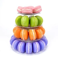 cake decorating tools cupcake tower rack 4 tiers cake stands pvc tray for wedding birthday bakeware macaron display stand