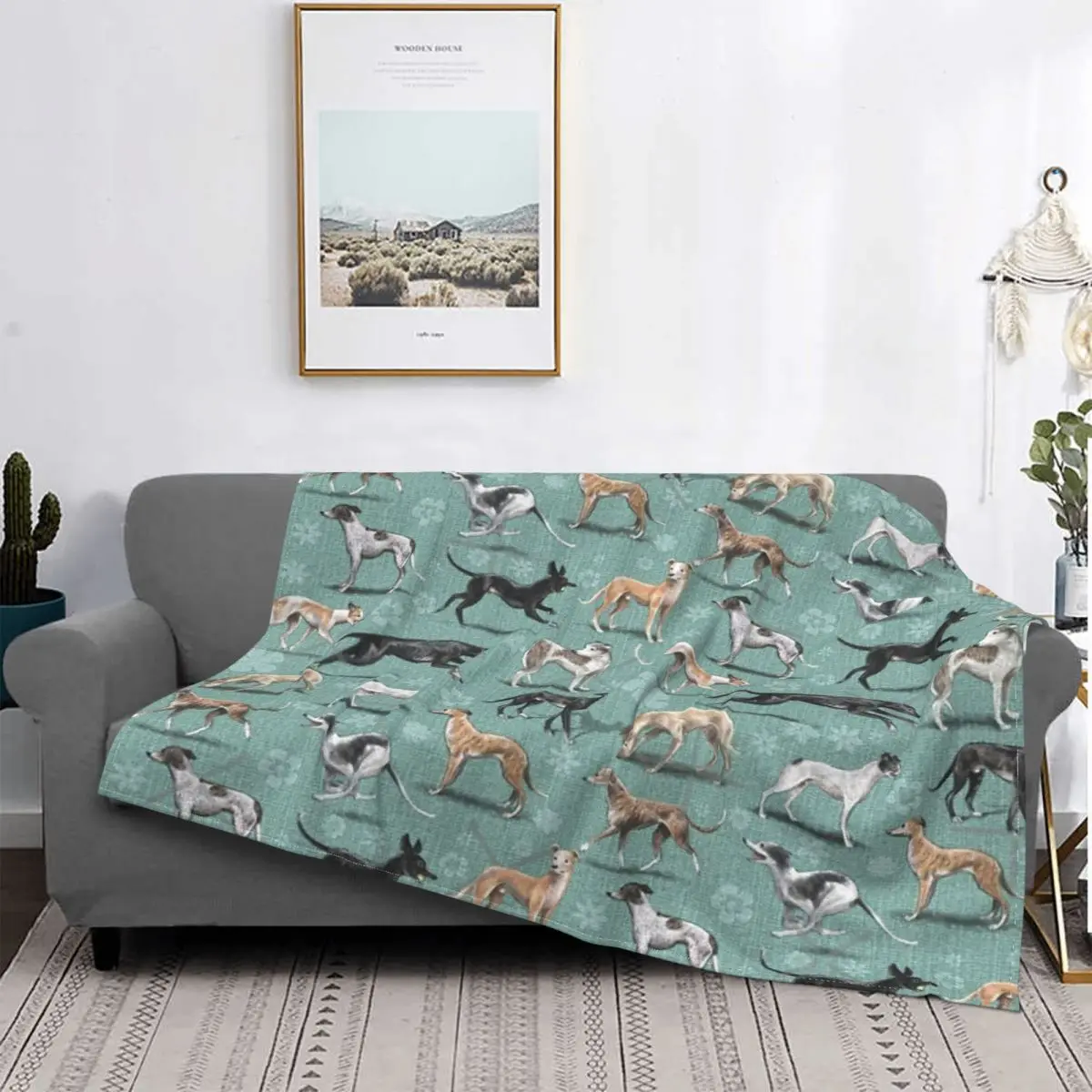 

The Greyhound Blanket Bedspread On The Bed Thick Bedspread For Kids Baby Blanket