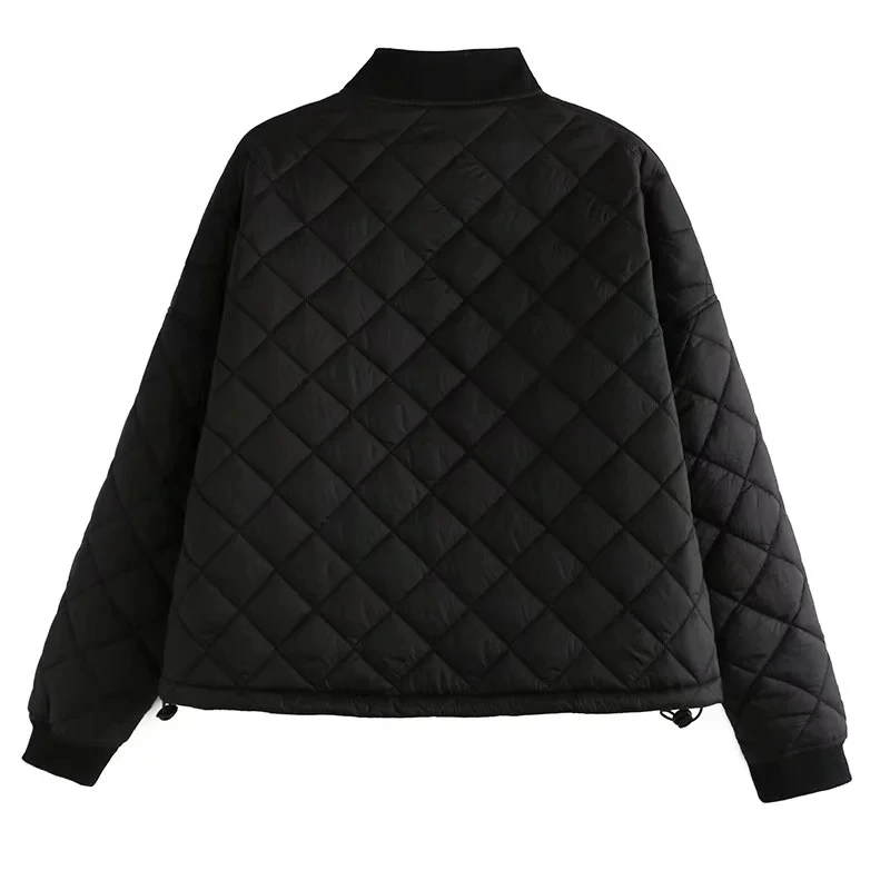 Женские куртки тонкие парки пальто черная верхняя одежда женское клетчатое