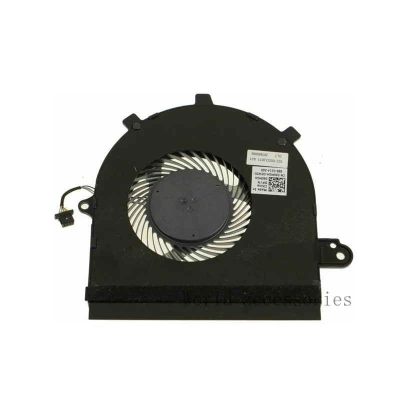 

Laptop CPU Cooling Fan NS85C05 DC05V 0.50A 4PIN for Dell Inspiron 7586 2-in-1 DP / N 060MGH CN-060MGH-DEW00-84L-008F-X01