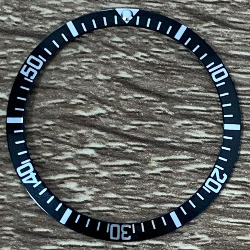 36.5MM Watch Bezel Inset Accessory Digital Aluminium Sloping Bezel Opening 36.5MM Outer Diameter 30.7MM Inner Diameter