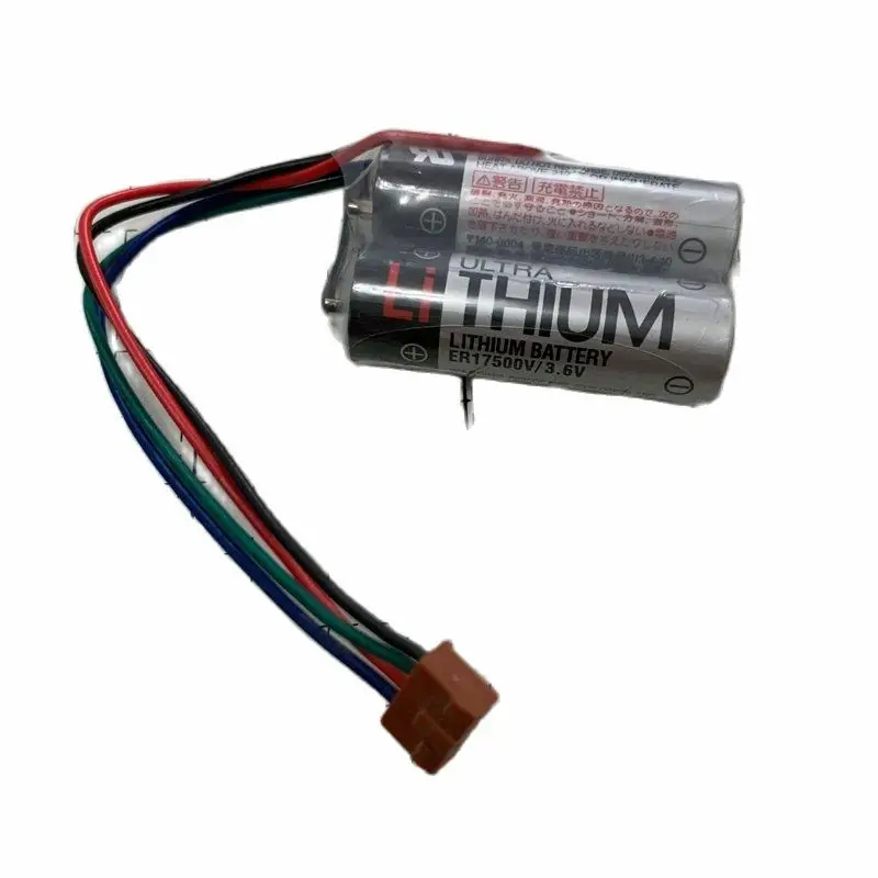 

1pce 2ER17500V-R-EH C141105 Battery Pack ER17500V 2 Combination With 4 Hole Plug