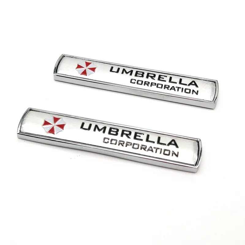 1 шт. Стайлинг автомобиля 3D зонт из алюминиевого сплава корпорация автомобильные