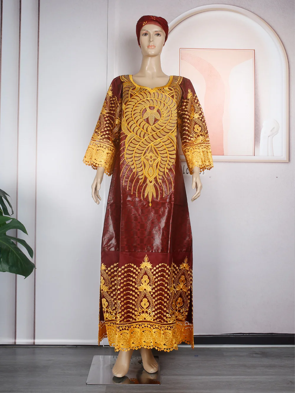 H &amp D африканские платья для женщин 2024 новая мода Анкара Дашики кафтан платье