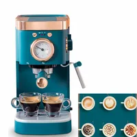 20bar Cappuccino Electric Coffee Machine Espresso Maker Portable Italian Fully Automatic кофемашина кофе молотый варка 220V 2022