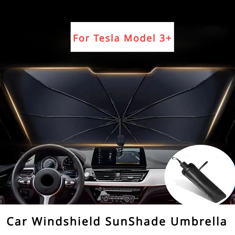 Солнцезащитный зонт для лобового стекла Tesla Model 3 + Highland 2024