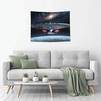 galaxy space interstellar cosmic tapestry hippie boho room decor yoga mat mattress