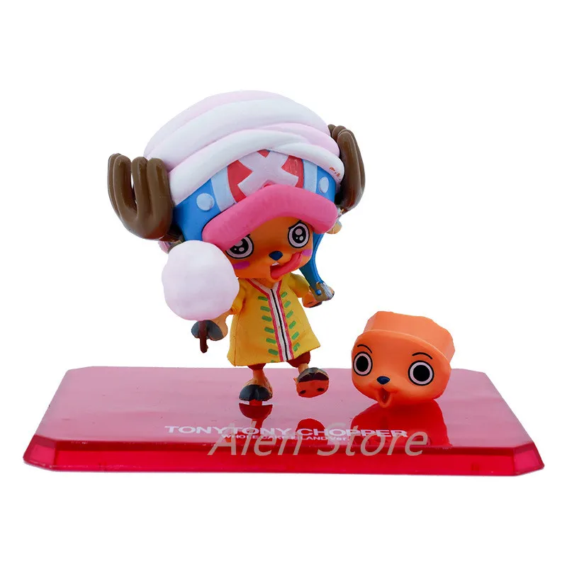 

7cm Anime Figure Spun Sugar Tony Tony Chopper Figure Pvc Model Toys