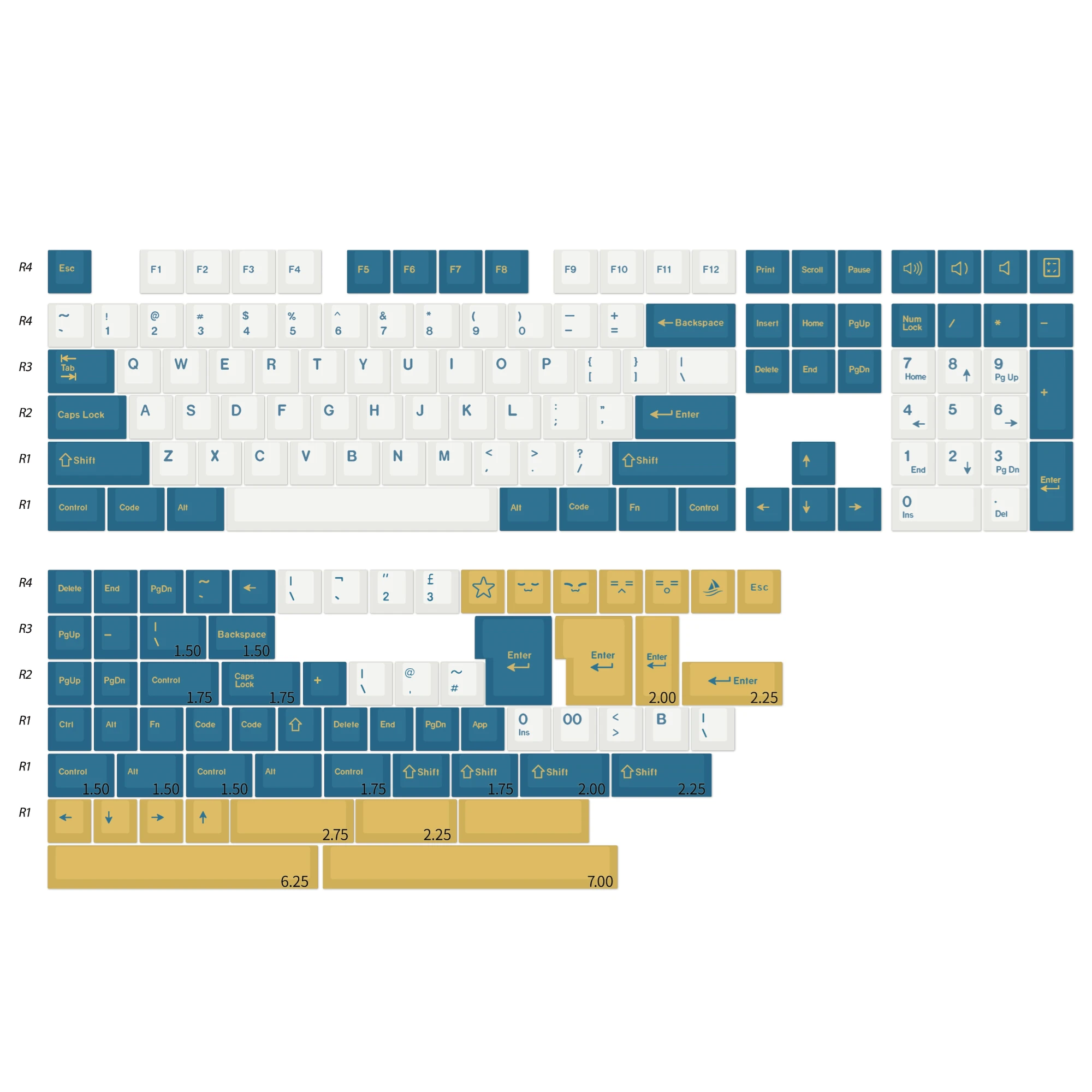 173-клавишная колпачок Merlin GMK PBT для переключателей MX механическая игровая