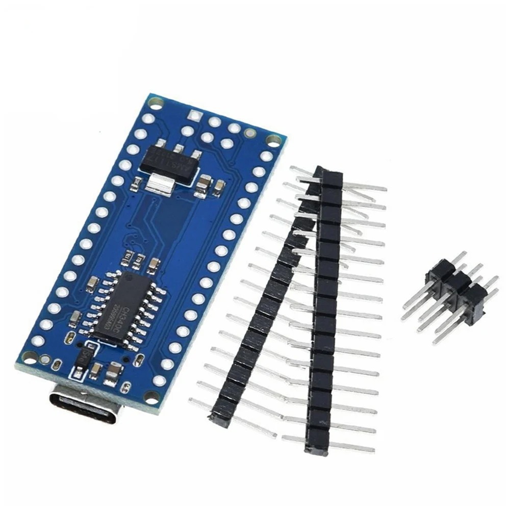 

ATMEGA328P-AU большая плата разработки чипа, модуль MINI Type-C NANO V3.0 CH340, плата микроконтроллера для Arduino