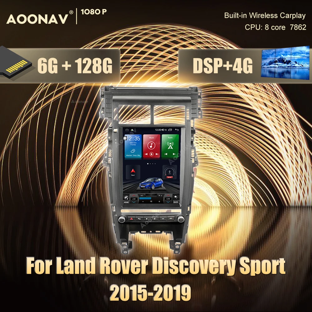 

128GB car radio 2din Android 10.0 For Land Rover Discovery Sport 2015-2019 car multimedia player Stereo receiver GPS navigator
