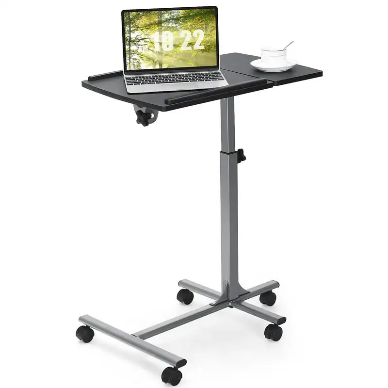 

Mobile on Wheels Height Adjustable Overbed Sofa Side Table