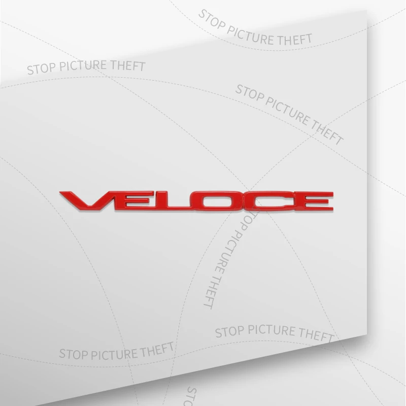 

1 шт. 3D металлический логотип VELOCE TI, боковая эмблема кузова, значок на задний хвостовой бампер автомобиля, наклейка на багажник для Alfa Romeo Giulietta Giulia Stelvio