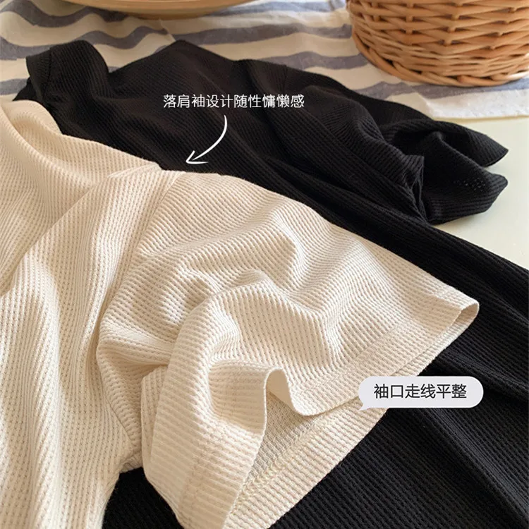 New Home Clothes Women's Pajamas Short Sleeve Modal Soft Continuous Solid Color Embroidery Nightdress Set Pyjamas Women