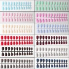 Искусственные накладные ногти сверхдлинные накладные ногти гроб французский получехол прозрачные твердые накладные ногти натуральный декор для девушек DIY Искусство девушек