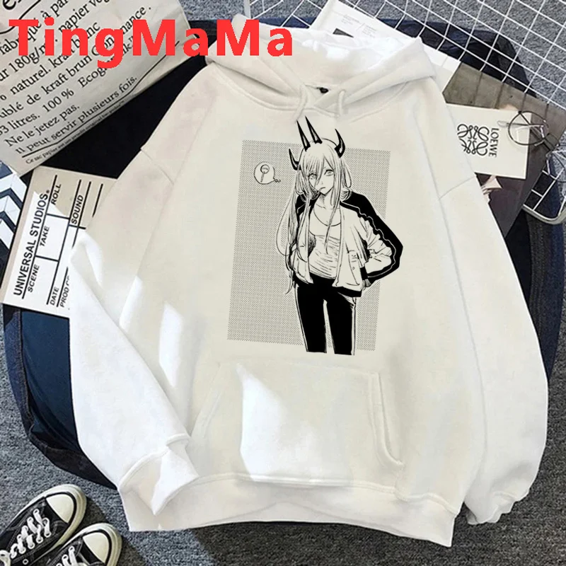 

Chainsaw Man Makima Pochita hoodies female y2k aesthetic graphic grunge Korea female hoddies printed