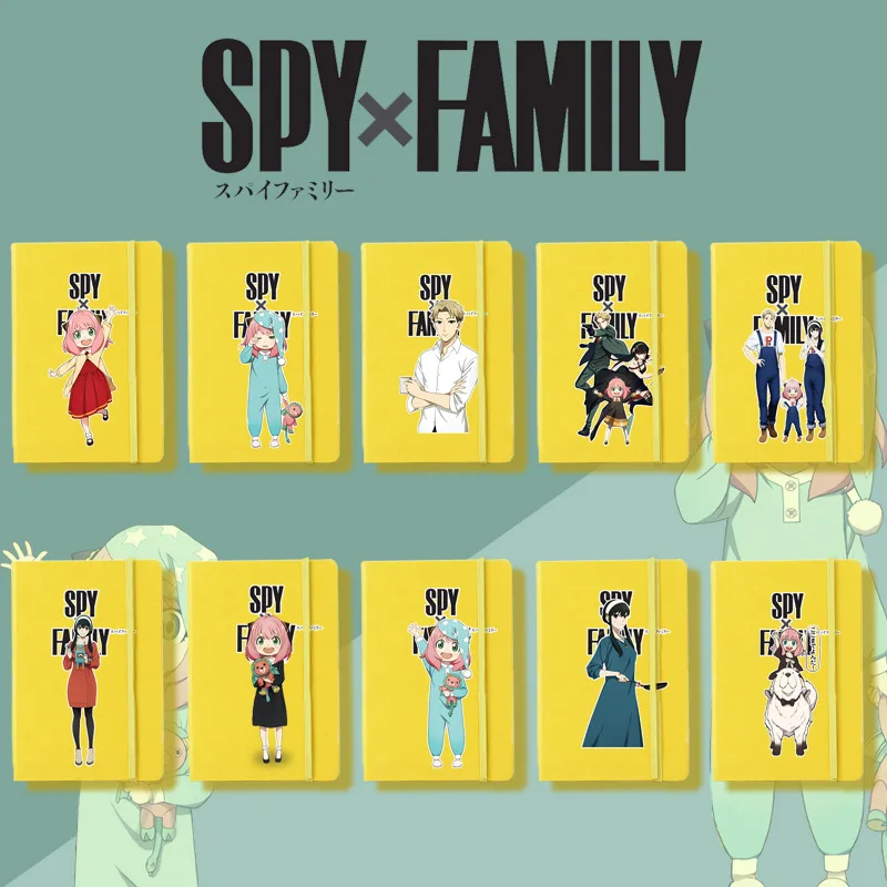 

Anime SPY×FAMILY Notebook Hand Account Book Anya Forger Yor Forger Loid Forger Journal Stationery Students Writing