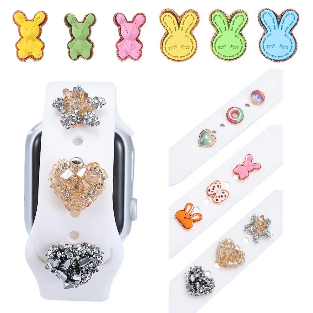 

1 шт., силиконовое декоративное кольцо для часов Apple Watch