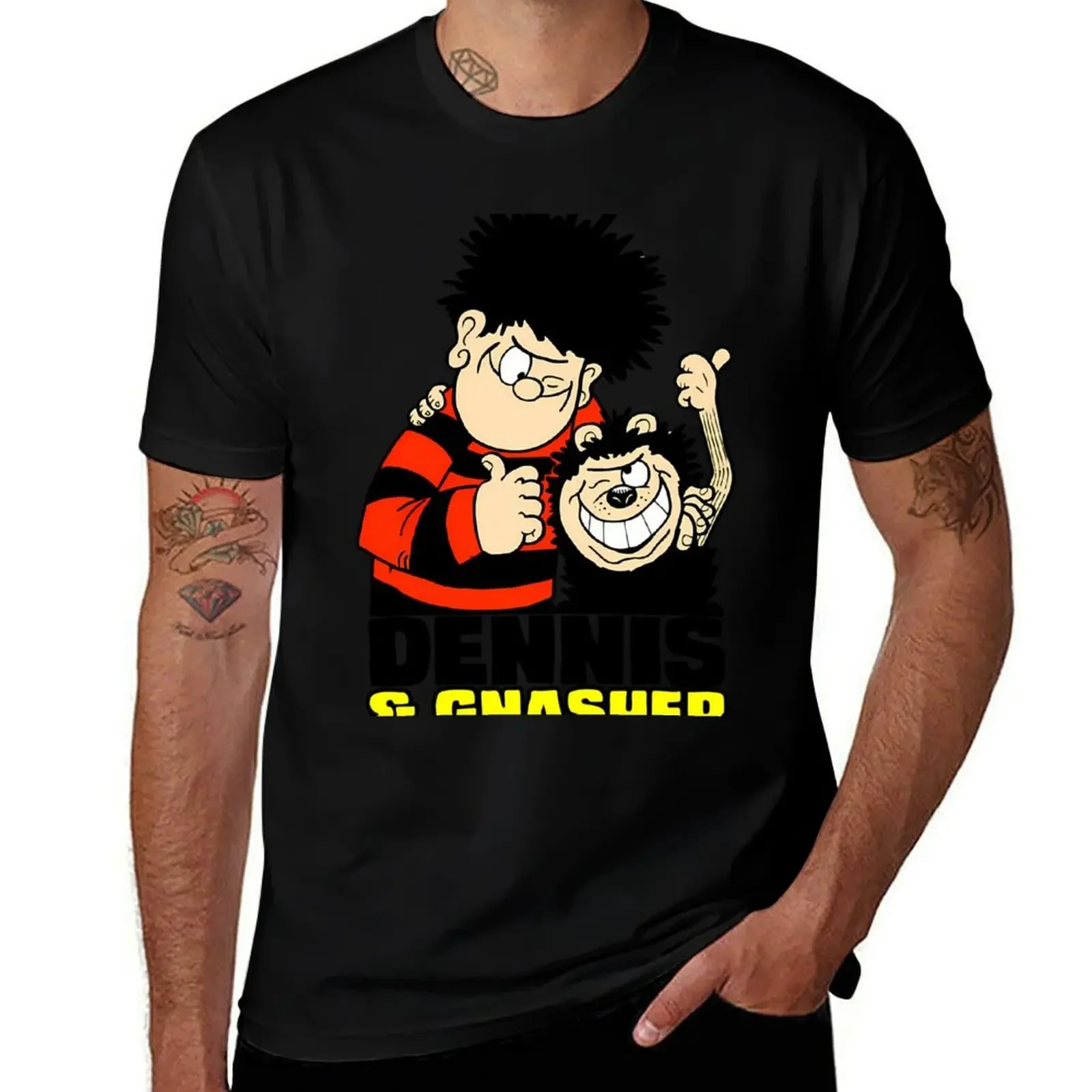 Футболка Dennis and Gnasher The Beano толстовки с рисунком спортивные фанаты мужские