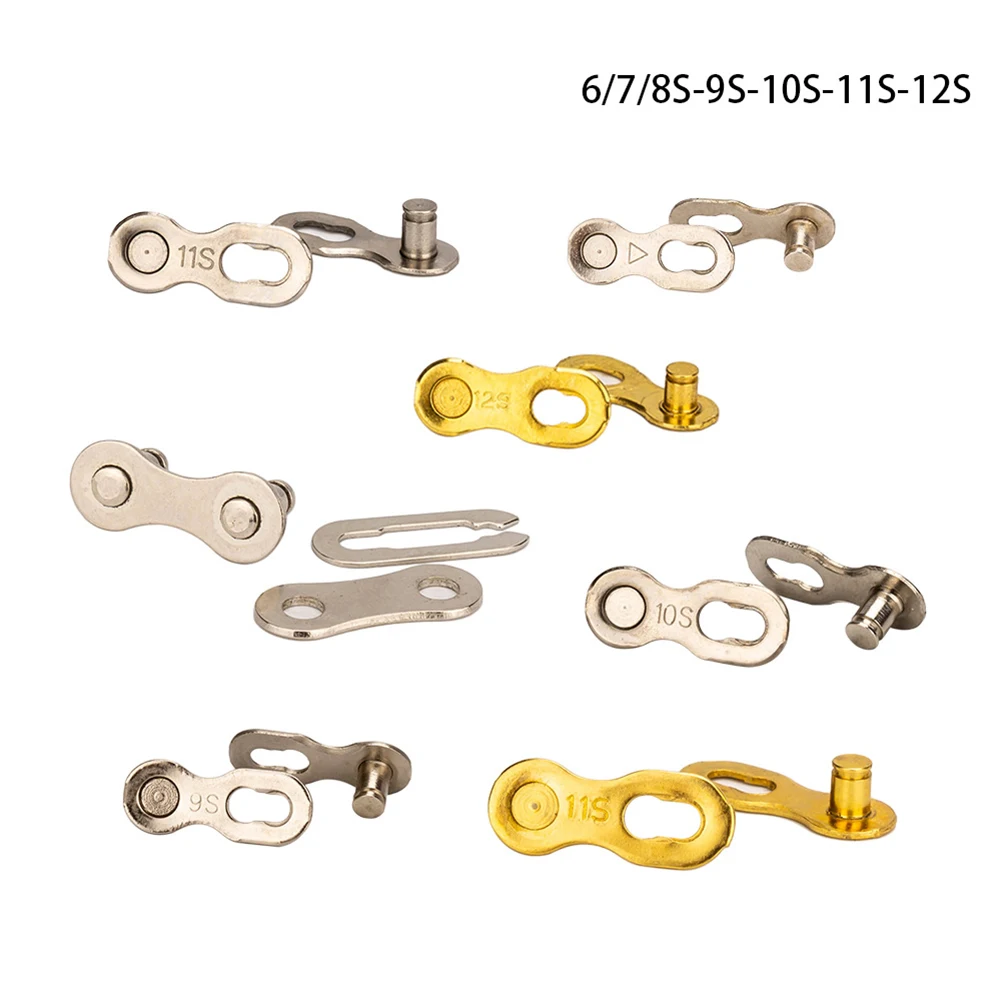 

Bicycle Chain Buckle Quick Link Connector Lock Set 8/9/10/11/12 Speed Chain Quick Release Buckle Bicycle Parts
