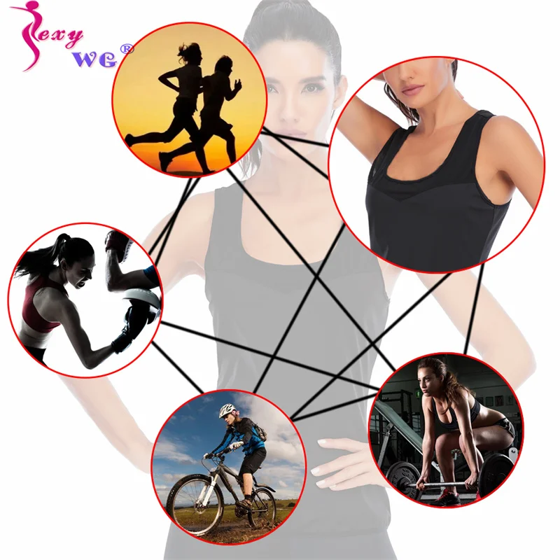 Женская спортивная майка для похудения SEXYWG | Спорт и развлечения