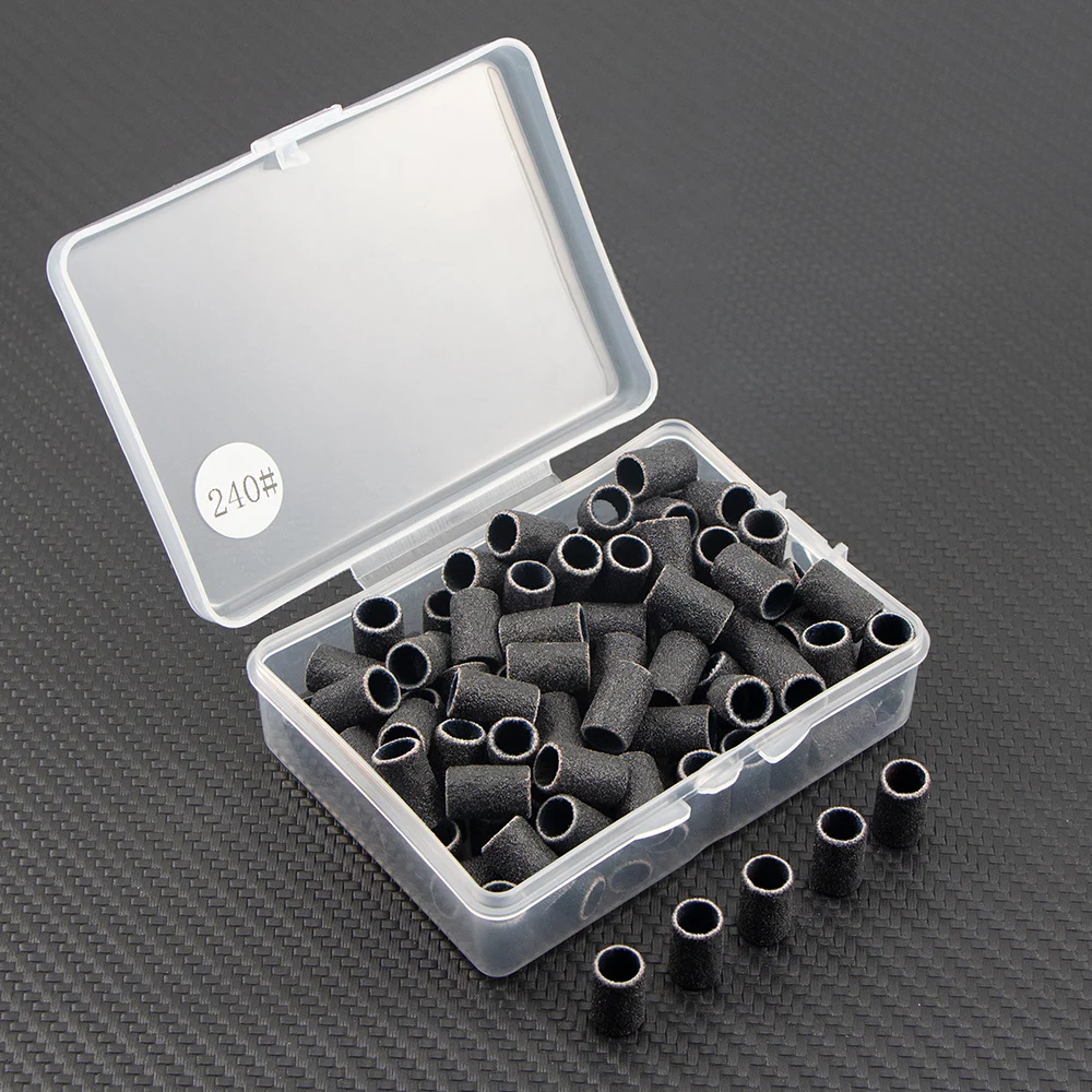 100 Шт. Сверла Для Ногтей Из Нержавеющей Стали Акриловых Электрическая Машина